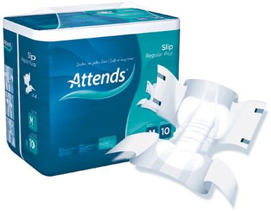 Windelhose Attends Slip Classic 10 M Hüfte 80 bis 115 cm(1Karton: 4x15Stk.)