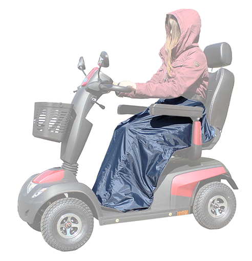 Scooter-Regenschürze ROLKO-rainPRO blau
