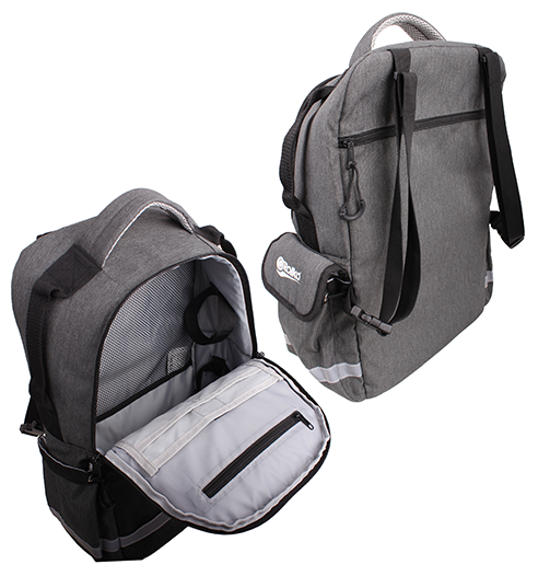 ROLKO-BAG Rollstuhl-Multitasche grau 28x47x15cm