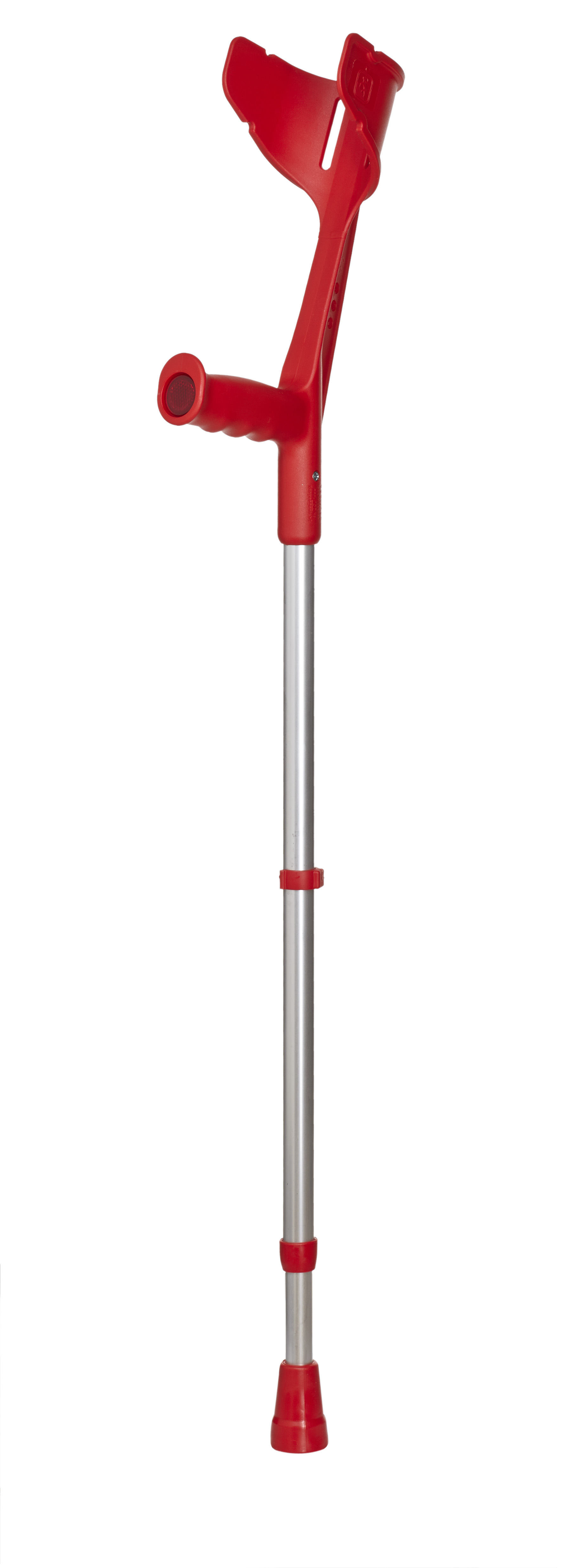 Unterarmgehstütze Magic-Twin, Standard-Clip, feuerrot