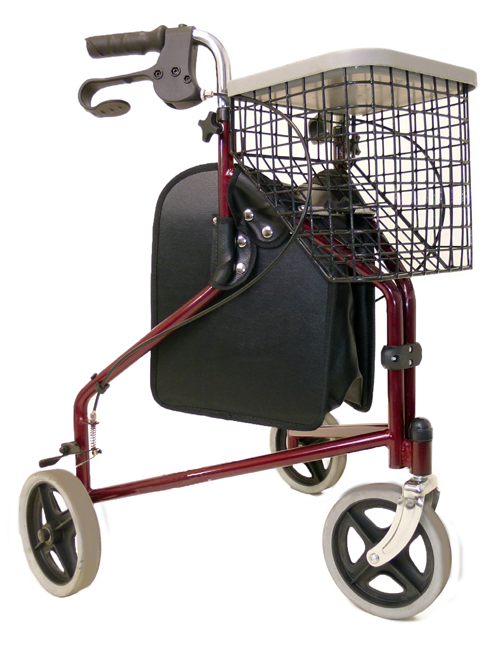 Delta-Gehrad TRI WALKER,PU,rot