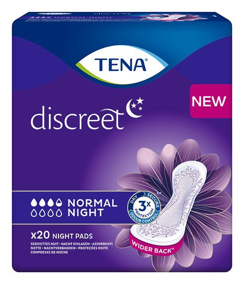 Einlage TENA Discreet Night Normal (1 Karton: 6 x 20 Stück)
