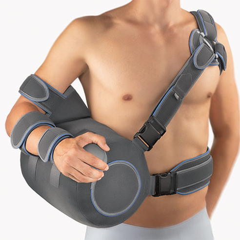Bort Armlagerungskissen OmoTwinAir grau, universal