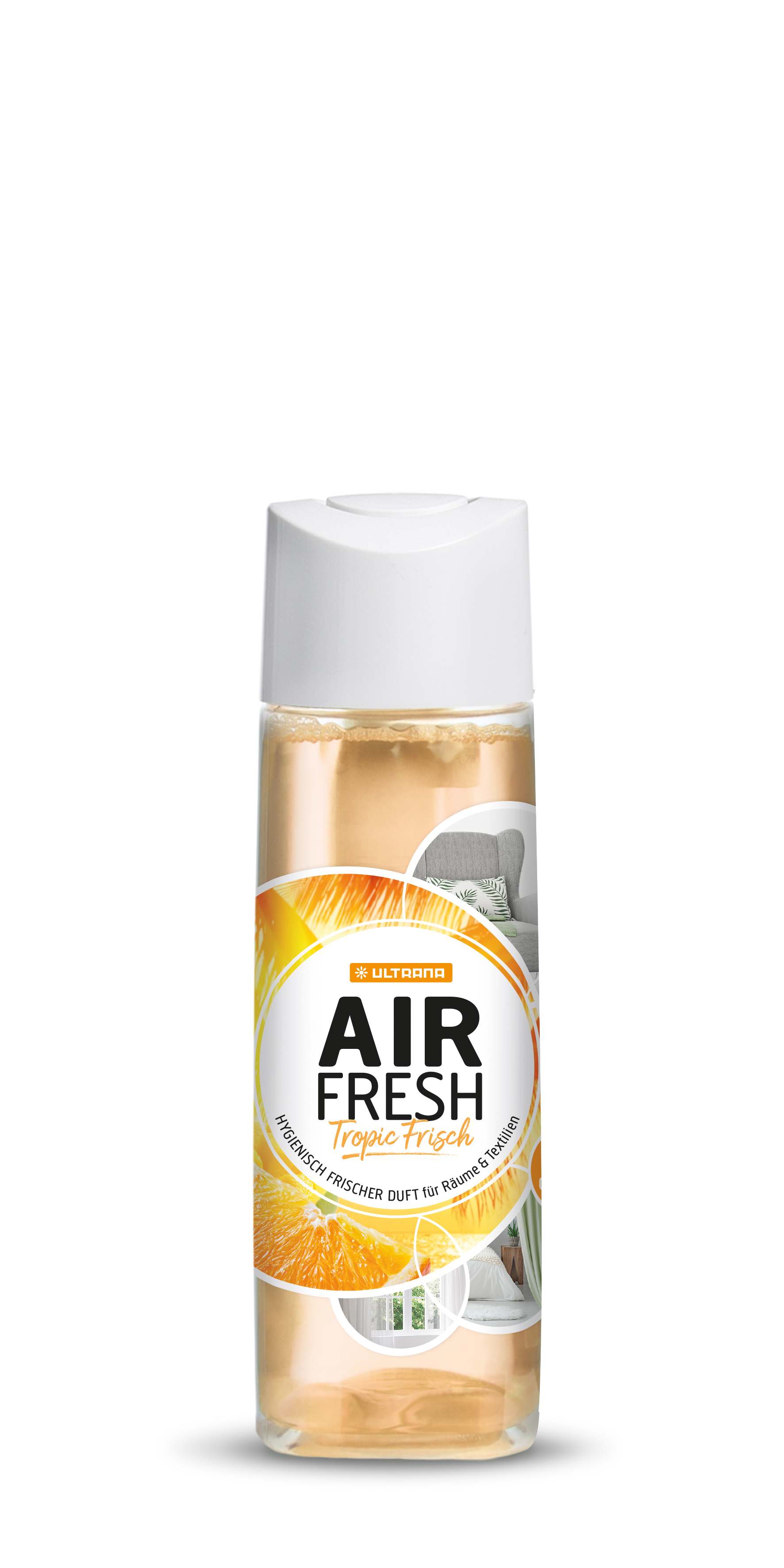 Raumduft- und Textilduftspray Air-Fresh 300ml Nachfüllflasche Tropic Frisch (VE 12 Stück)