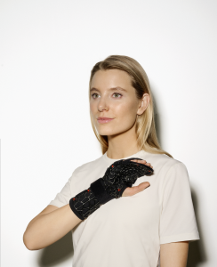 Handgelenkorthese Manu-Cast Organic D schwarz