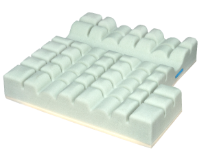Sitzkissen CUBE GEL mit Inko-Kombibezug Höhe 8 cm_GELschnitthinten