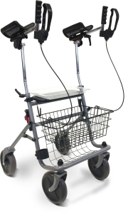Rollator Cristallo 2 mit Unterarmauflage,silber