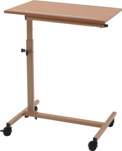Bett-Beistelltisch Solo mit verstellbarer Platte,Buchedekor_Quelle: Burmeier GmbH & Co. KG