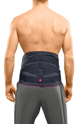 Lumbalstützorthese Lumbamed facet, dark grey
