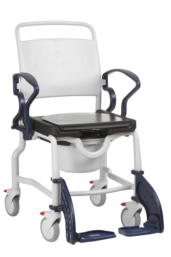 Dusch- und Toilettenrollstuhl BERLIN 5" Räder