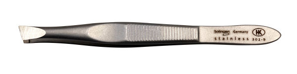 Pinzette, schräg, 8 cm