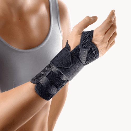 Bort Handgelenkbandage ManuStabil kurz, schwarz
