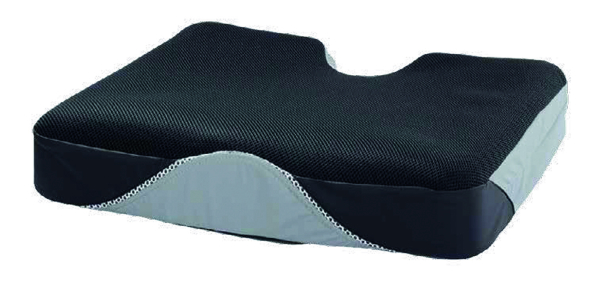 Sitzkissen Iskio mit Bezug, grau-schwarz