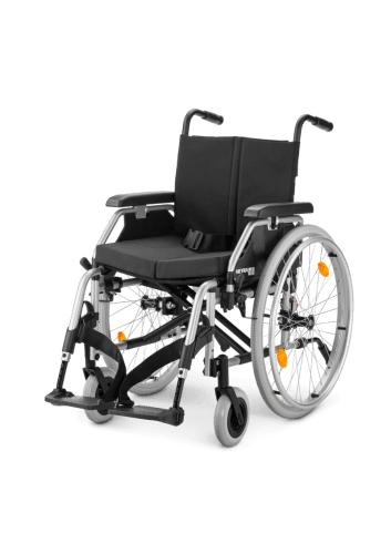 Rollstuhl Eurochair 2.750, Steckachse, Silverline, mit Trommelbremse, AOK BW-tauglich