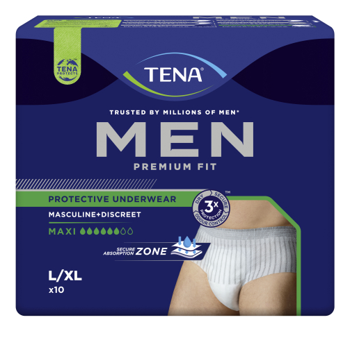 TENA men Premium Fit Pants Maxi L/XL, Verpackung