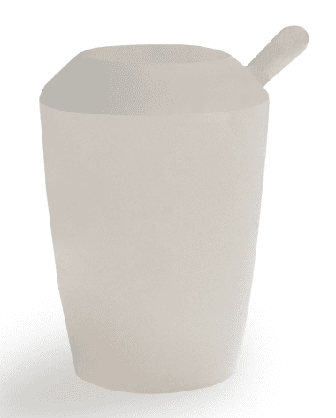 Trinkbecher mit Deckel, transparent