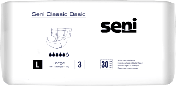 Seni CLASSIC BASIC L Inkontinenzhosen, Packung