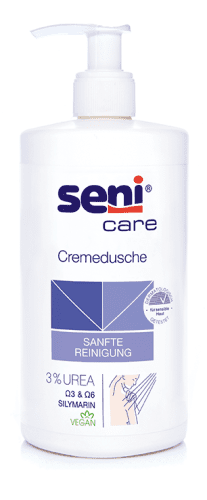 Seni Care Cremedusche mit 3% Urea 500ml