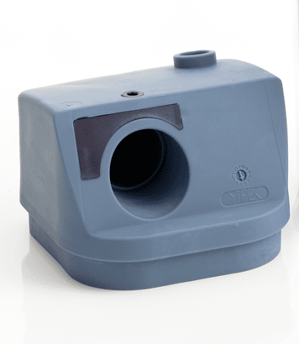 Sekretbehälterdeckel für Atmos Sekretsauger DDS blau mit Ersatzbakterienfilter