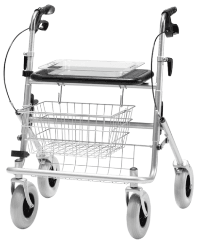 Rollator B XXL silber-metallic