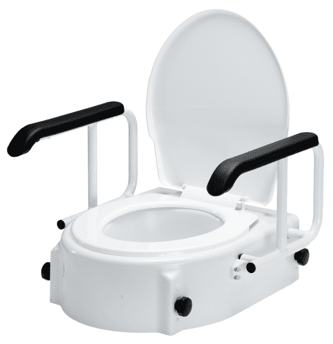 Toilettensitzerhöhung TSE A mit Armlehnen