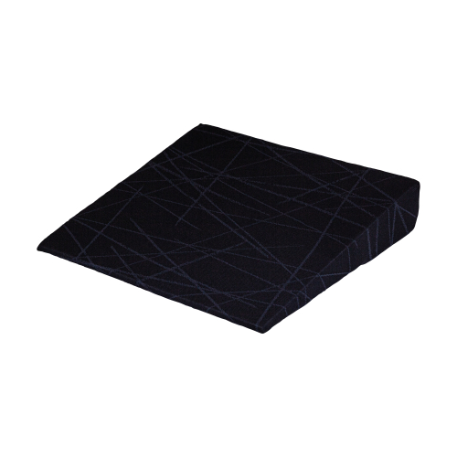 Keilkissen Kubivent Sit 40 x 40 cm, 8/1 cm Bezug schwarz, Verbundschaum, ergonomisch