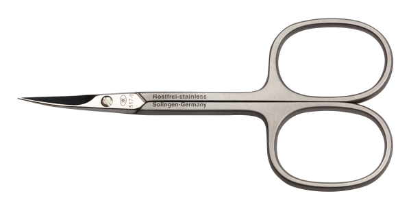 Hautschere lange Spitze gebogen