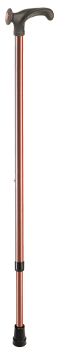 Gehstock anatomisch, Leichtmetall, bronce