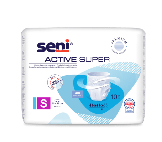 Einweginkontinenzslip Seni Active Super Small (1 Karton: 8 x 10 Stück)