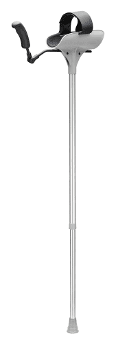 Arthritis-Gehstütze bis 140kg schwarz/grau
