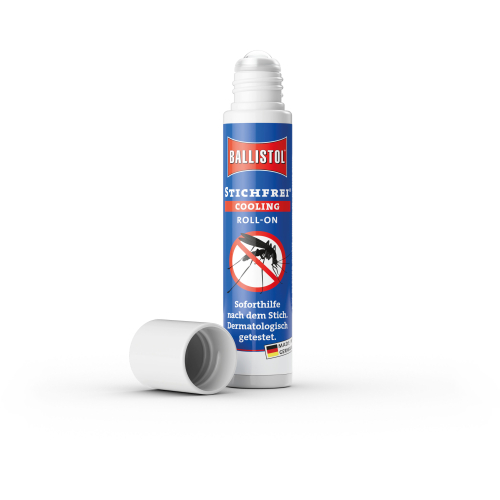BALLISTOL Stichfrei - Cooling, Roll-On, 10 ml Deckel geöffnet