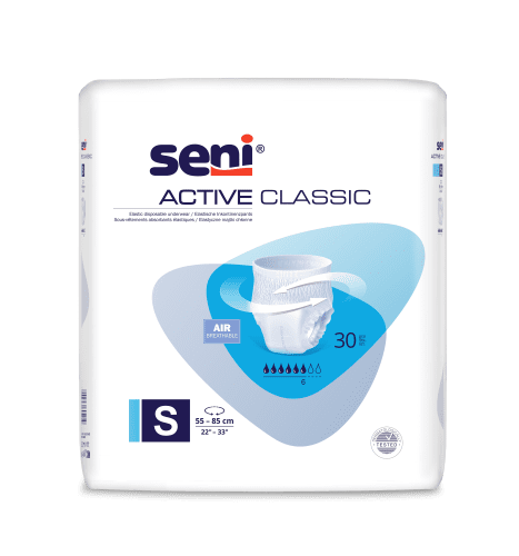 Seni Active Classic S, Hüfte 55-85 cm (1 Karton 3 x 30 Stück)