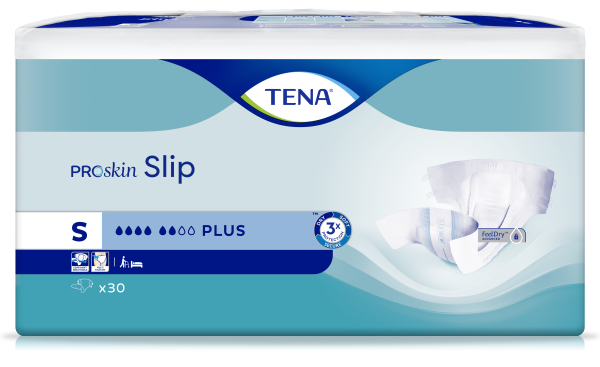 Windelhose TENA Slip PROskin Plus S, Verpackung