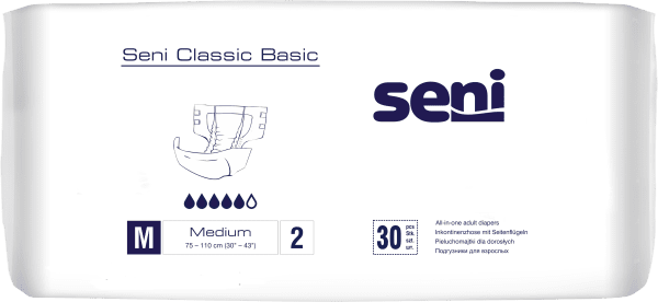 Seni CLASSIC BASIC M Inkontinenzhosen, Packung