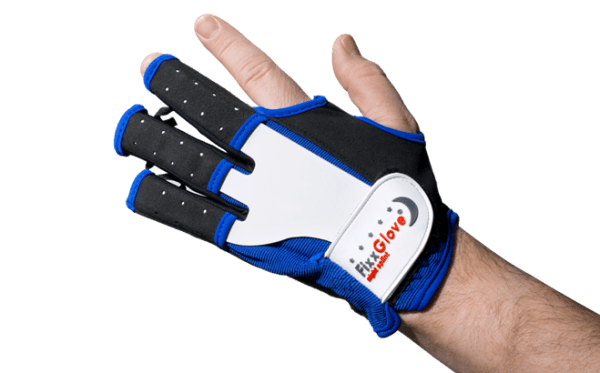 Nachtlagerungs-Schiene FixxGlove classic plus, schwarz-blau-weiß