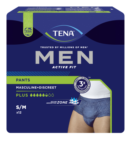 TENA men active Fit Pants Plus S/M, Verpackung