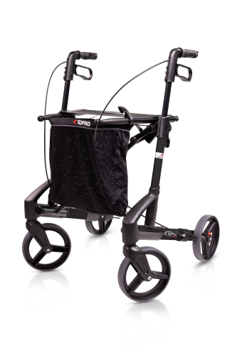 Rollator Troja Original Black Series M, schwarz