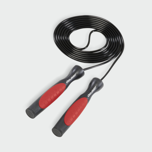 Springseil Basic Rope Deuser ca.2,80m, schwarz-rot