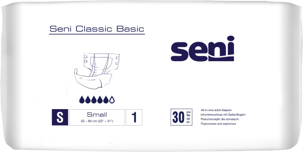 Seni CLASSIC BASIC S Inkontinenzhosen, Packung