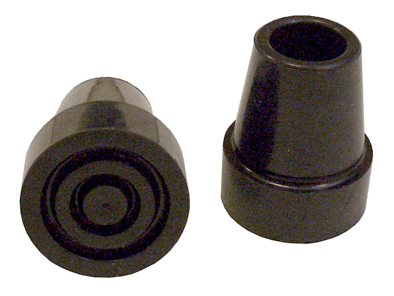 Gummipuffer für Vierfußgehhilfe, 18mm schwarz