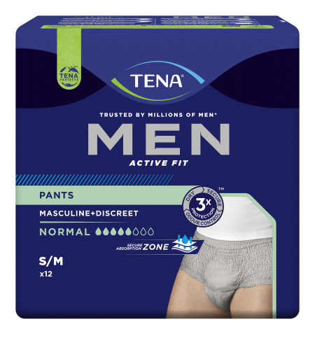Inkontinenzunterwäsche TENA Men Active Fit Pants Normal Größe S/M