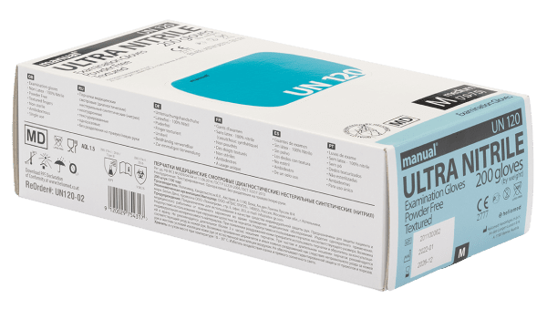 Einmalhandschuh ultra Nitril Blau, manual, puderfrei