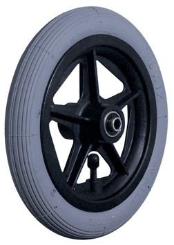 Komplett-Rad, luftbereift 200x30 mm Nabenlänge 60 mm grau