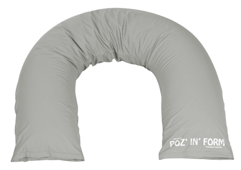 Poz’In’Form Halbmondkissen 200 x 30 cm, grau