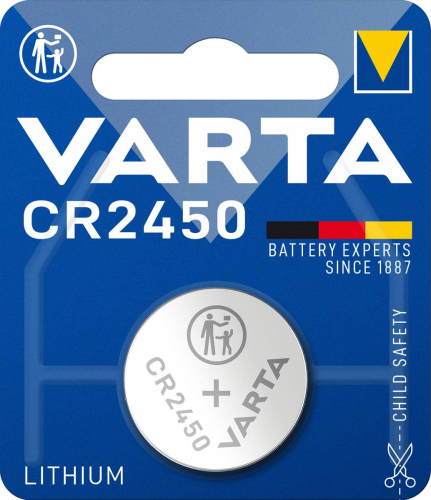 Varta CR2450 Lithium 3V Knopfzelle