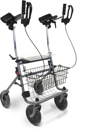 Rollator Cristallo 2 mit Unterarmauflage,silber