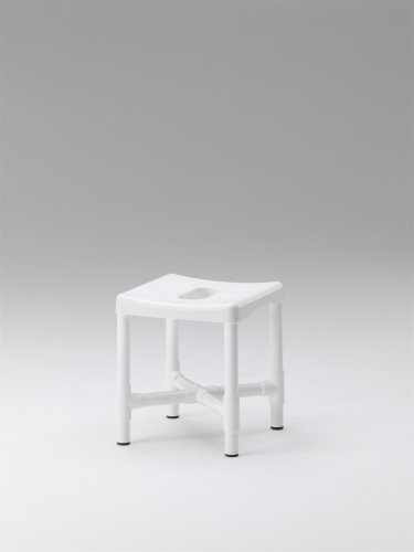 Duschhocker DH 49 mit Hygieneöffnung weiß