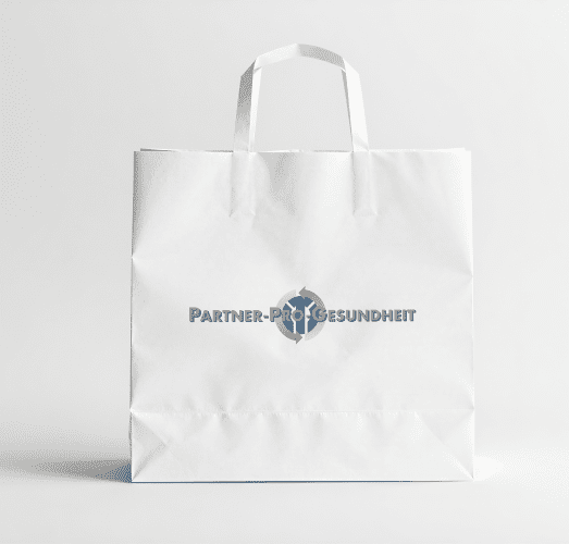 Papiertasche 45 x 17 x 48 cm mit Aufdruck