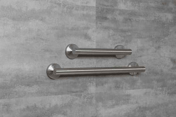 Haltegriff A2 Style, beide Länge an der Wand angebracht