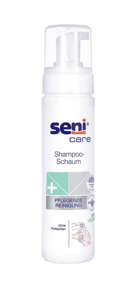 Seni Care Shampoo-Schaum